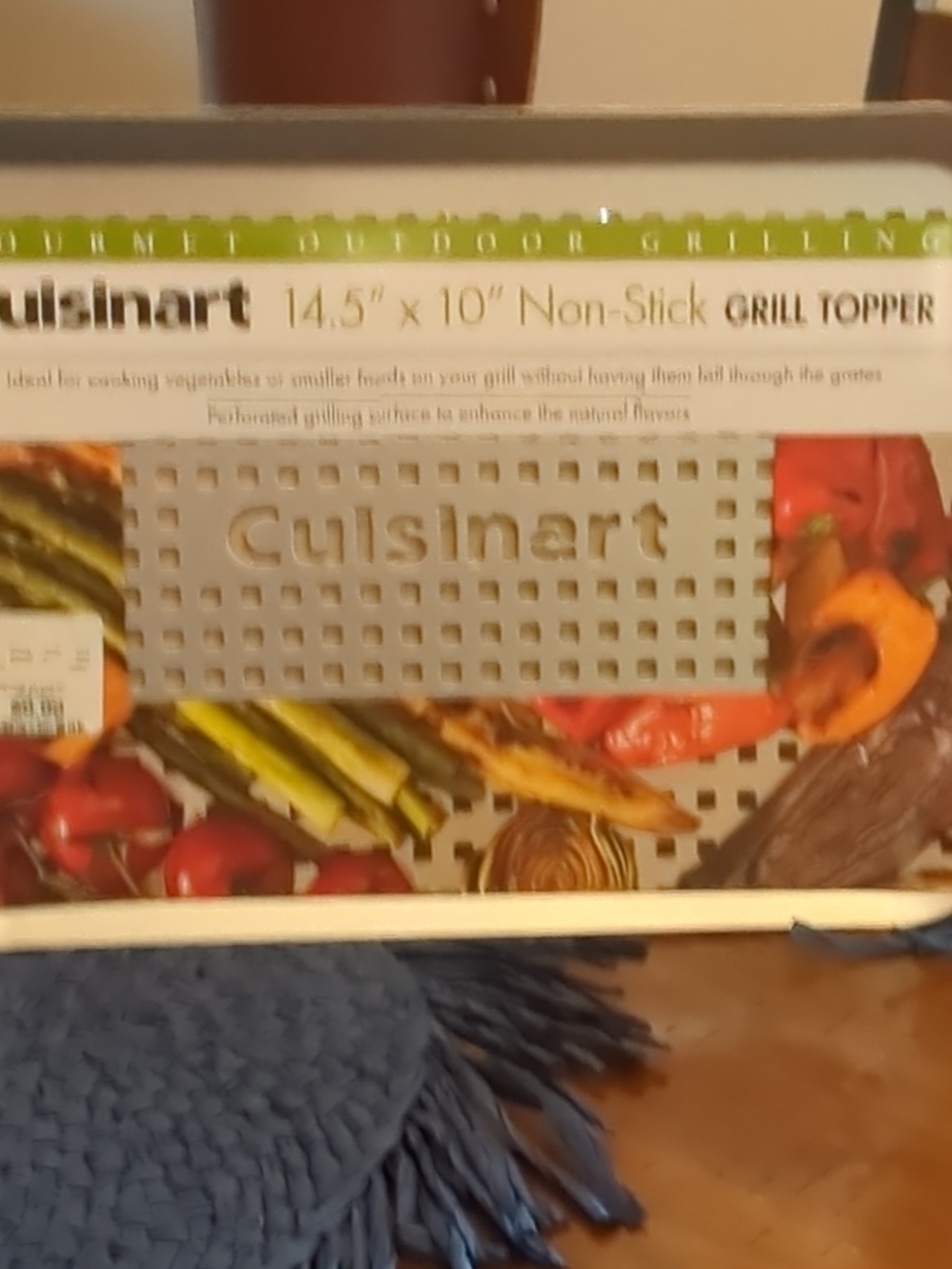 Cuisinart Gray Non-Stick Grill Topper